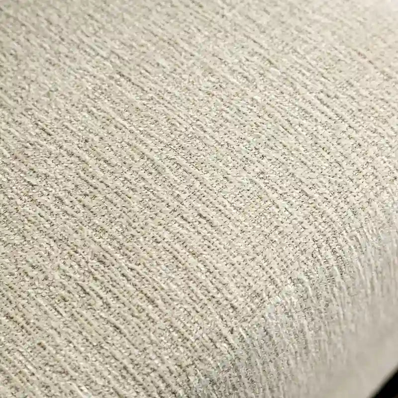 Traditional Cream Chenille Upholstered Rolled Arms Sofa