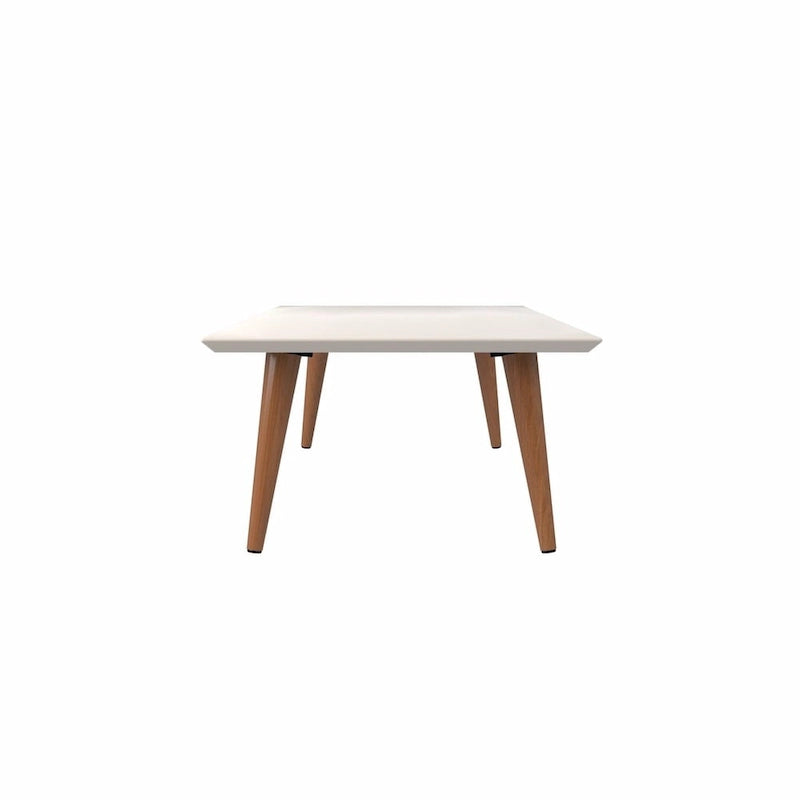 17.52-Inch High Rectangle Coffee Table with Splayed Legs