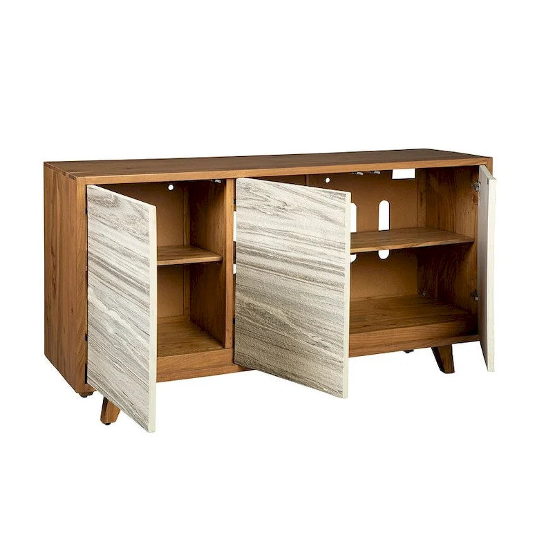 Sideboard mit Touch-Öffnung, verdecktem Stauraum und moderner Oberfläche