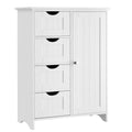 Mobile contenitore freestanding per bagno con ripiani regolabili - 11.9D x 21.9W x 32H
